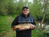 Andrew Cottom stayed in The Loose House recently and sent us this photo of this 9lb carp caught from peg 17 of the Carp Lake.