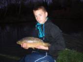 Jack Barry with one of his 16 carp from the North Pool.