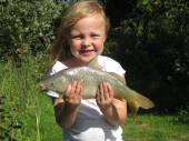 This is Jade with a lovely fish from Rushcombe - great photo!