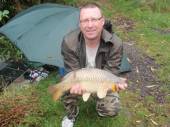 This is John Allison with his personal best 8lb commons caught on sweet corn from the Carp Lake.