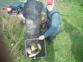 Here's Mark with his 93lb bag.