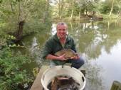 Phil with some of the cracking bream now in the South Pool