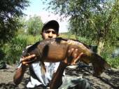 Sajjad Gani, aged 15, sent us this pictures is of an 11lb 9oz mirror carp. He caught it from peg 7 of the Match Lake using floating bread. 
