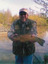 Wayne Chapman, from Hartcliffe in Bristol, caught this beautiful tench from the Match Lake on a 16 hook and single sweetcorn.  It was a 5lb personal best for Wayne.