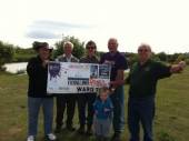 Some of the participants in the recent charity fishing match in aid of the Willow Foundation.